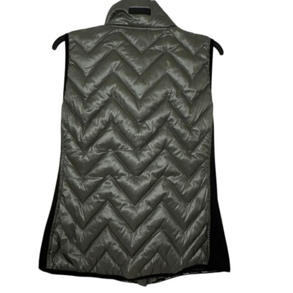 Calvin Klein Performance Gray Quilted Down Puffer Vest Large Outdoor Active - Picture 2 of 15
